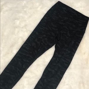 Camo align pants. 28” size 4